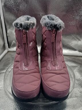 C1 Pink, Black And Gray Sporto Winter Boots Size 8